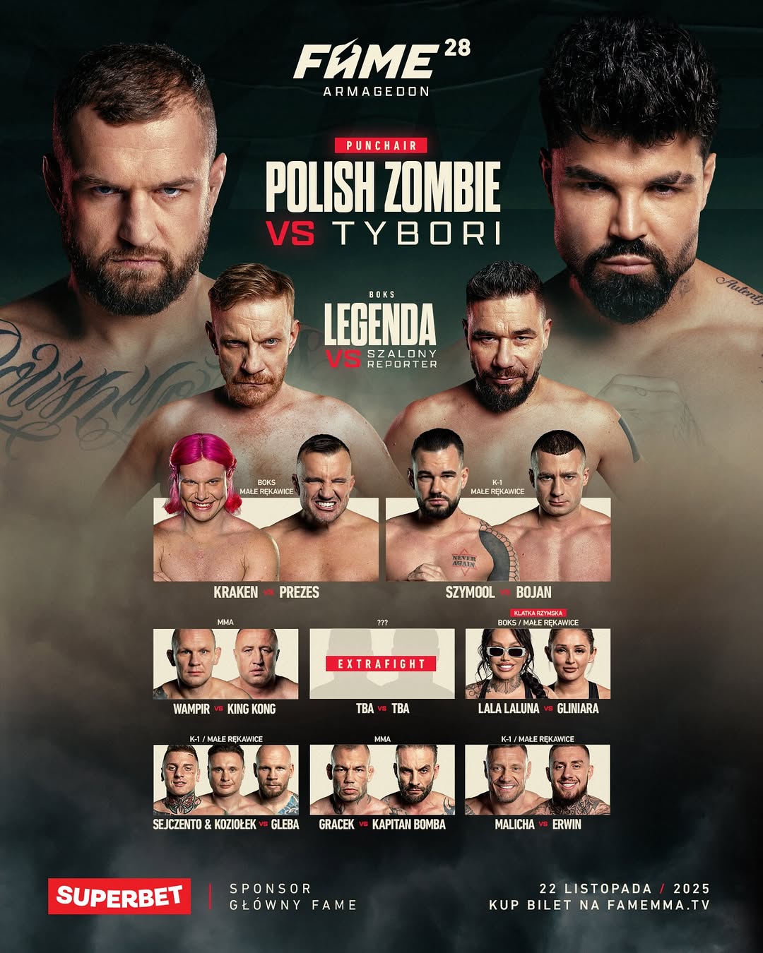 Gala FAME MMA 28: Armagedon - wyniki walk