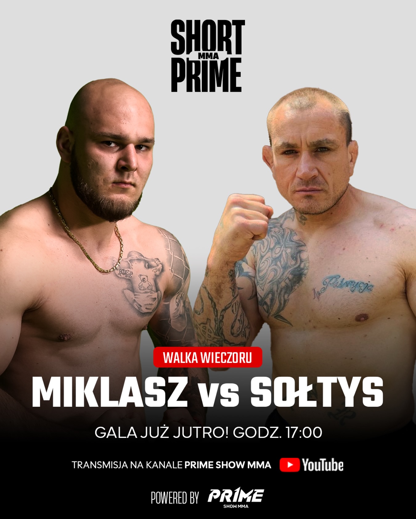 Gala Short Prime MMA 1: Polish Machine vs. Soltys - wyniki walk